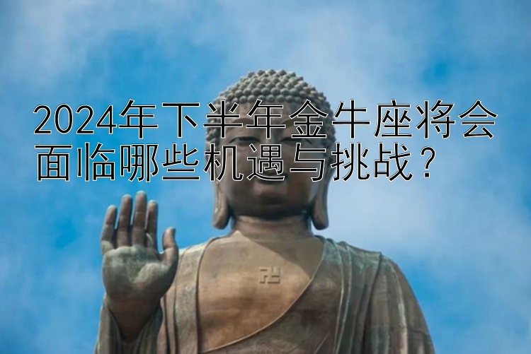 2024年下半年金牛座将会面临哪些机遇与挑战？